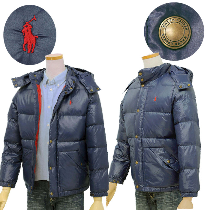 POLO RALPH LAUREN ラルフローレン フード付 ダウンジャケット