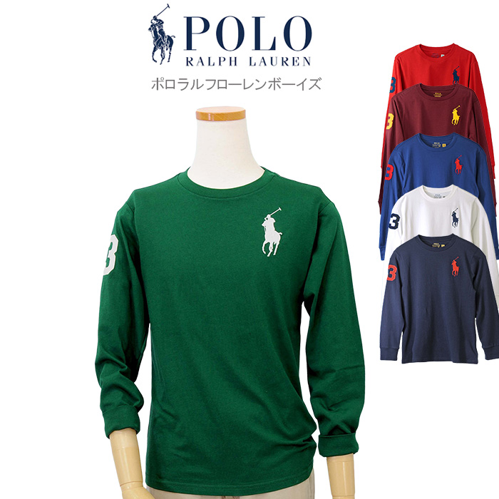 C94 現行 POLO RALPH LAUREN ピマコットン　長袖Tシャツ POLO RALPH LAUREN 長袖Tシャツ ポロ ラルフローレン メンズ