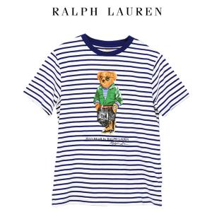 ラルフローレン ポロベアーTシャツ POLO Ralph Lauren POLO BEAR ボーダー...
