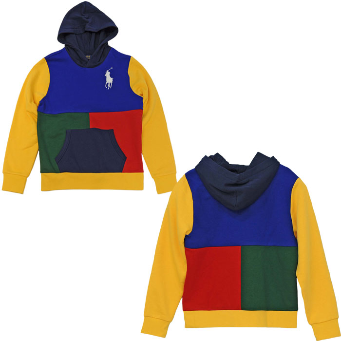 ポロ ラルフローレン POLO Ralph Lauren ビッグポニーパーカー カラーブロック切替えパーカー #323870966