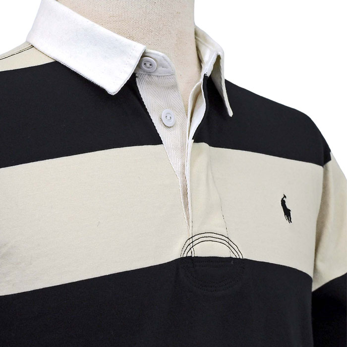 もも様 ポロラルフローレン ポロシャツ ラガーシャツ 長袖 ボーダー POLO RALPH LAUREN（ポロ・ラルフローレン） ポロ ラルフ ローレン