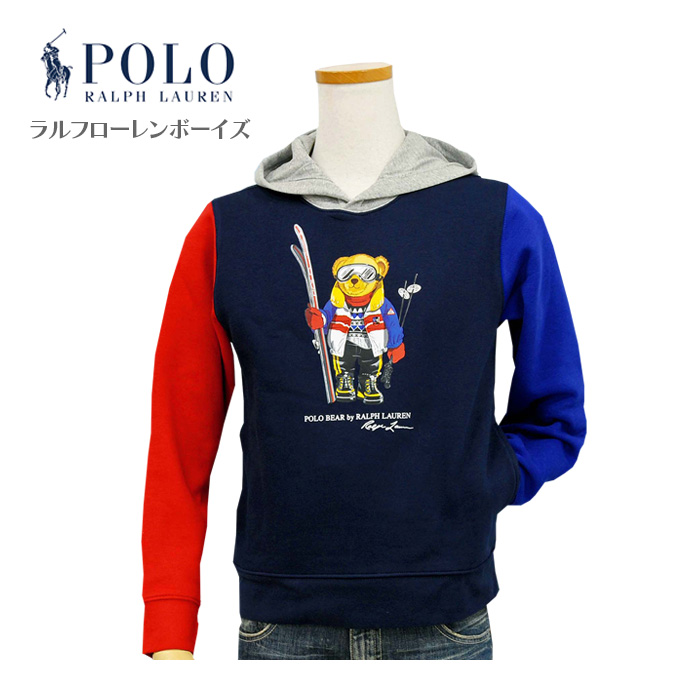 ポロ ラルフローレン POLO Ralph Lauren ポロベアー切替えパーカー