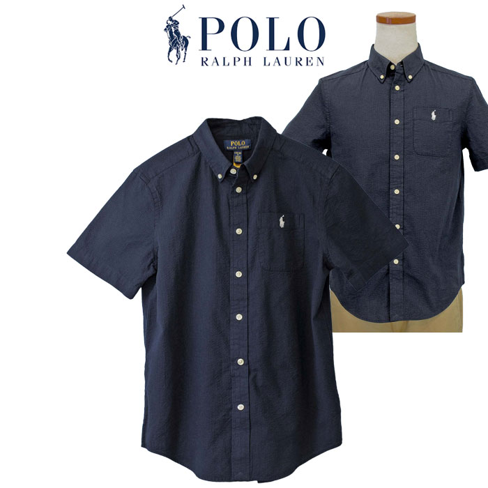 ポロラルフローレン ポロベア ボタンダウン　半袖シャツ POLO RALPH LAUREN - 【ポロベア】 ラルフローレン 半袖 シャツ