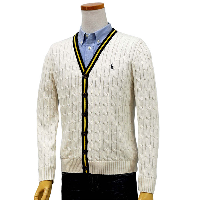 POLO RALPH LAUREN / カーディガン(厚手)/S/コットン/GRY/総柄 POLO RALPH LAUREN（ポロ・ラルフローレン） ラルフローレンボーイズ