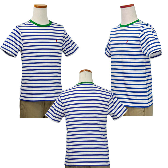 ✨新品✨ポロラルフローレン　リブポロ　ボーダー半袖 POLO RALPH LAUREN ポロ ラルフローレン Tシャツ Ralph Lauren