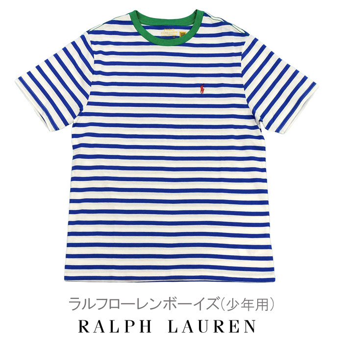 ✨新品✨ポロラルフローレン　リブポロ　ボーダー半袖 POLO RALPH LAUREN ポロ ラルフローレン Tシャツ Ralph Lauren