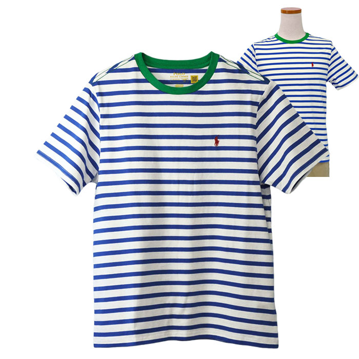 関税送料無【ポロラルフローレン】Ｔシャツ ボーダー コットン 楽天市場】ラルフローレン ポロ レディース コットン クルー