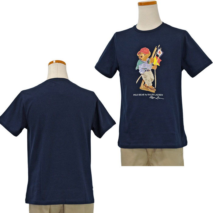 新品未使用 ラルフローレン ポロベアTシャツ XS ネイビー 半袖 POLO RALPH LAUREN（ポロ・ラルフローレン） ポロ ラルフローレン