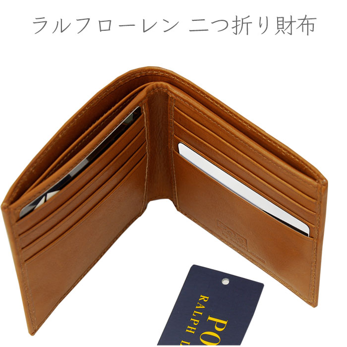 楽天市場】ラルフローレン 財布 二つ折り（ブランドラルフ