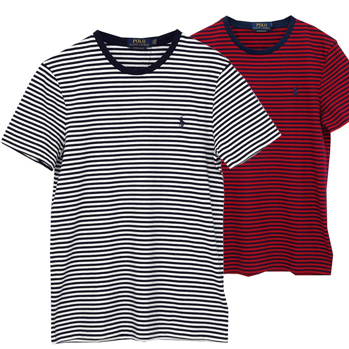 ✨新品✨ポロラルフローレン　リブポロ　ボーダー半袖 POLO RALPH LAUREN Ralph Lauren ラルフローレンメンズ Tシャツ