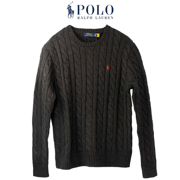 POLO Ralph Lauren ポロ コットンケーブル編み セーター 大きいサイズ メンズ定番 ...