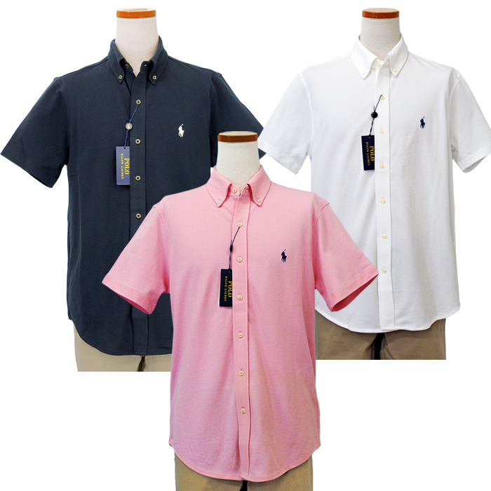 POLO RALPH LAUREN（ポロ・ラルフローレン） メンズ 半袖 鹿の子