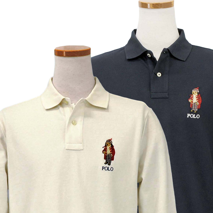 新品未使用　ポロラルフローレン　現行タグ　メンズポロシャツ　クリーム色XL POLO RALPH LAUREN（ポロ・ラルフローレン） ポロ ラルフローレン