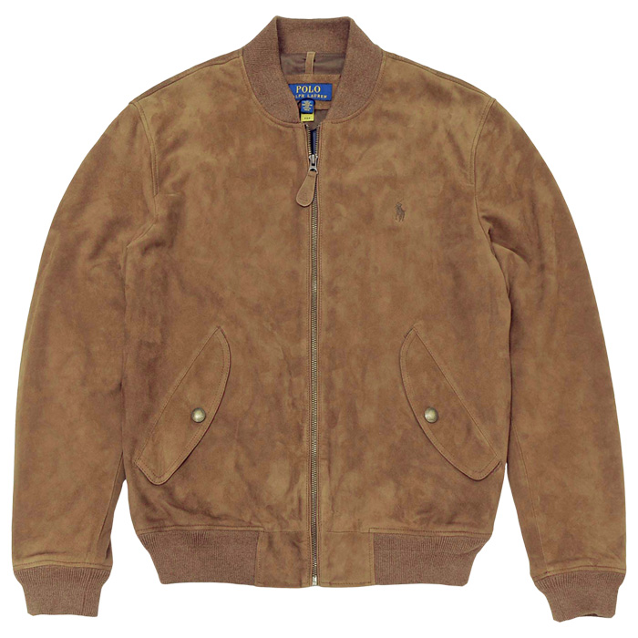 【24時間以内発送】ラルフローレン 本革スエード ボンバージャケット M スエード ボンバー ジャケット | ラルフ ローレン公式オンラインストア