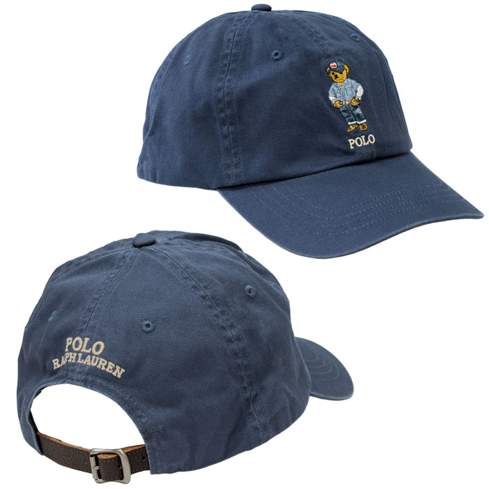 希少USA製Polo by Ralph Lauren ポロベア ネイビーキャップ POLO RALPH LAUREN（ポロ・ラルフローレン） ラルフローレンメンズ