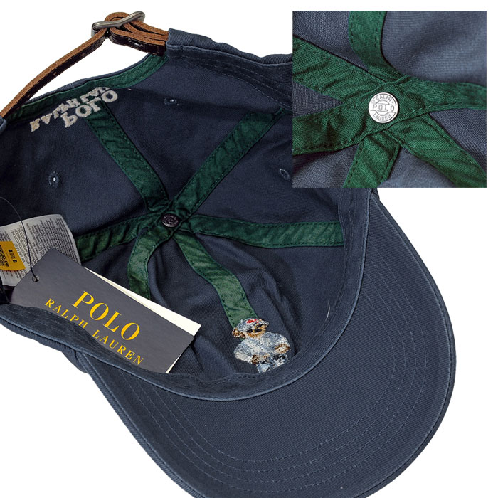 希少USA製Polo by Ralph Lauren ポロベア ネイビーキャップ POLO RALPH LAUREN（ポロ・ラルフローレン） ラルフローレンメンズ