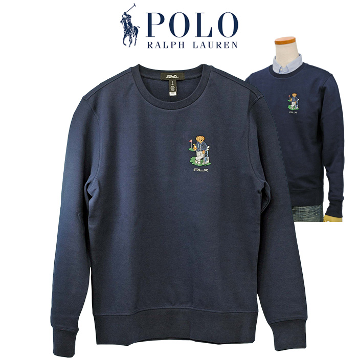 POLO Golf RLX Ralph Lauren ラルフローレン メンズ トレーナー POLO BEAR ポロベア クマ ゴルフ#785a56853