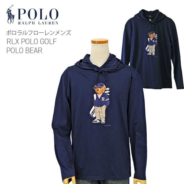 polo GOLF ポロゴルフ　RLX ポロゴルフ　ポロベア　メンズ　S 紺色 RLX）テーラード フィット パフォーマンス ベア ポロシャツ