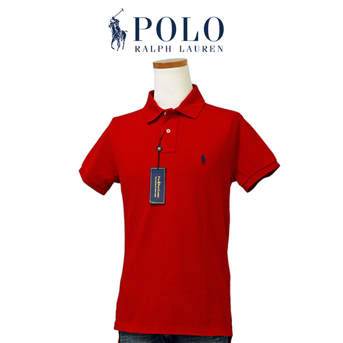Polo Ralph Lauren ラルフローレン メンズ ポロシャツ 半袖 鹿の子 カスタムスリムフィット #710782592　#710666998