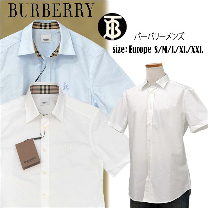 BURBERRY バーバリー メンズ オックスフォードシャツ 半袖 BURBERRY