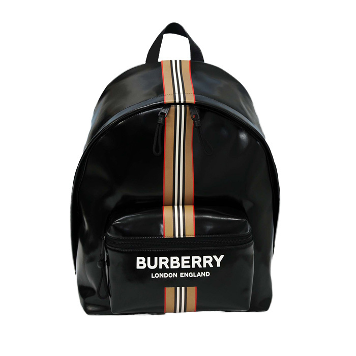 バーバリー BURBERRY バーバリーリュック ストライプ ロゴ バックパック 送料無料 BAG #8030015