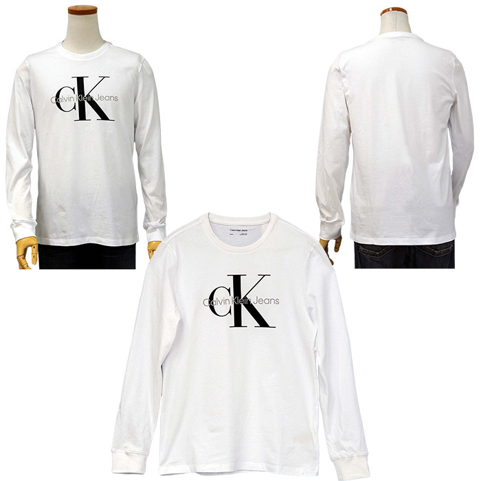 カルバンクライン Calvin Klein Jeans 長袖 Tシャツ CKロゴ 2022 Spring NewModel 送料無料 #40gc208