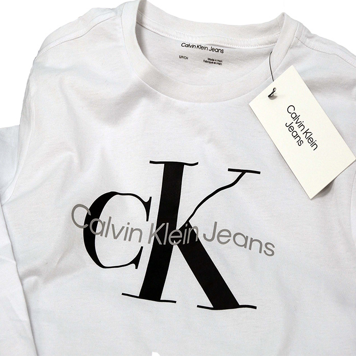 カルバンクライン Calvin Klein Jeans 長袖 Tシャツ CKロゴ 2022 