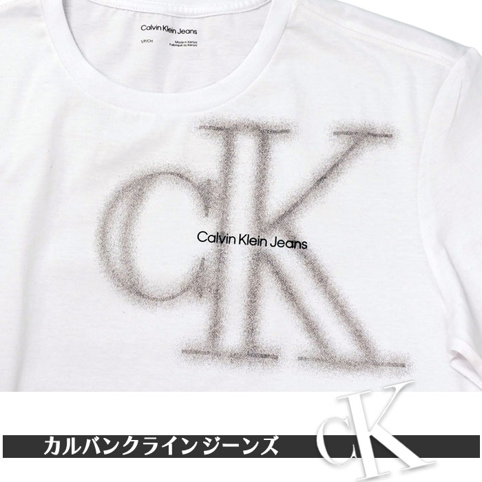 カルバンクライン Calvin Klein Jeans CKロゴプリント 半袖Tシャツ
