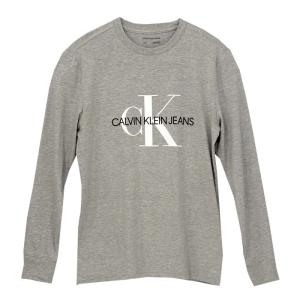 カルバンクライン Calvin Klein Jeans  長袖Tシャツ CKロゴ  送料無料    ...