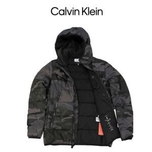 Calvin Klein Jeans カルバンクライン ボアフード付 中綿ジャケット cm15520...
