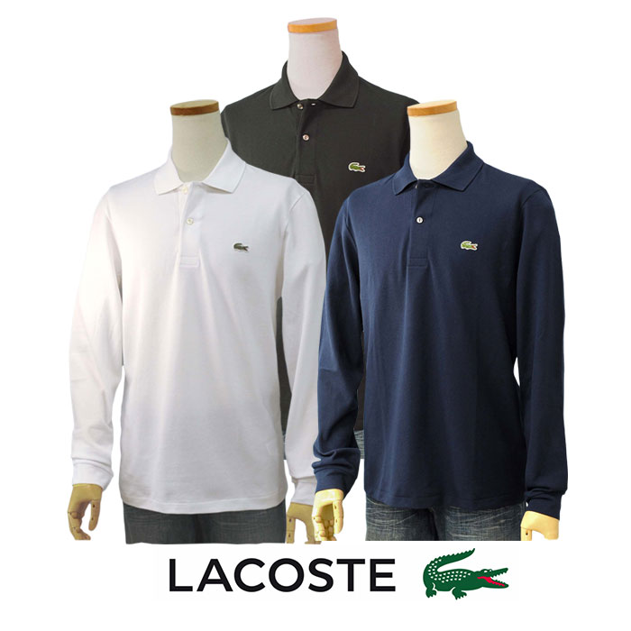 LACOSTE ラコステ Lacoste ポロシャツ 長袖 鹿の子 メンズ
