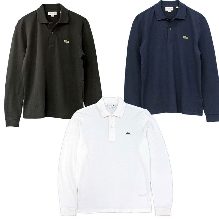 LACOSTE（ラコステ） ポロシャツ 長袖 鹿の子 メンズ #L1312-51 : ポロ