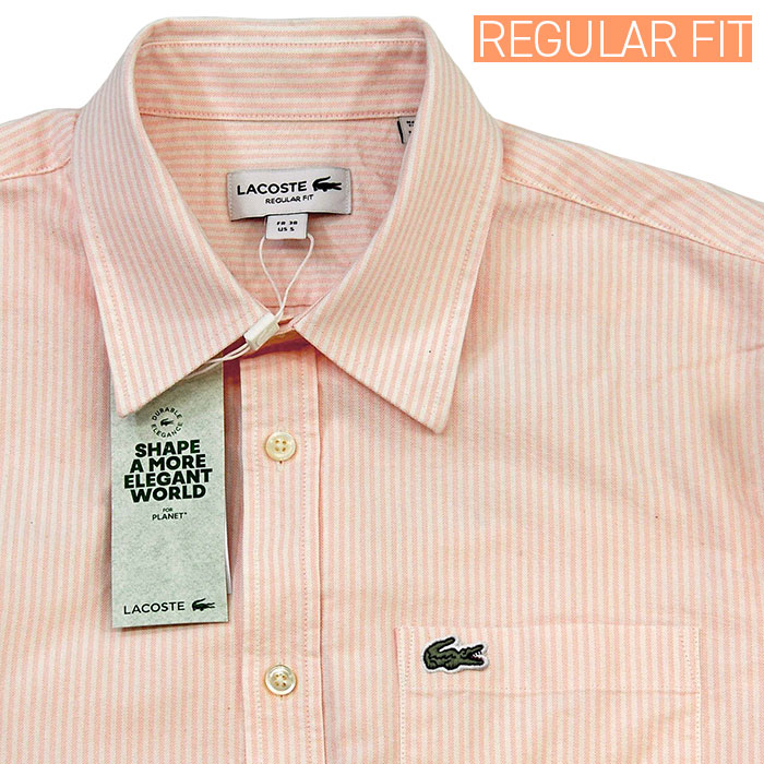LACOSTE（ラコステ） ラコステメンズ ポケット付 ストライプ 長袖