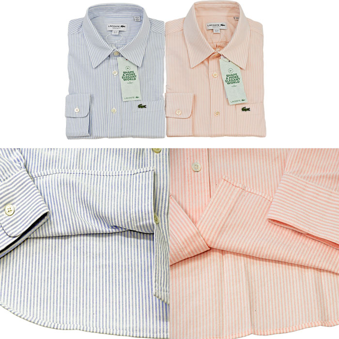 maro様　新品未使用　LACOSTE ラコステ枚セット　ストライプ半袖シャツ maro様 新品未使用 LACOSTE ラコステ枚セット ストライプ半袖シャツ
