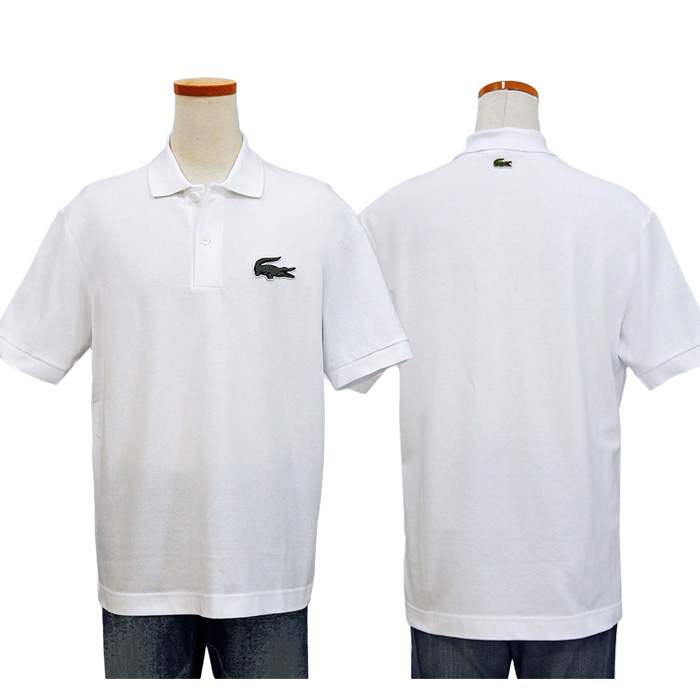 LACOSTE Lacoste ラコステ メンズ 半袖 ビッグラコステ 鹿の子