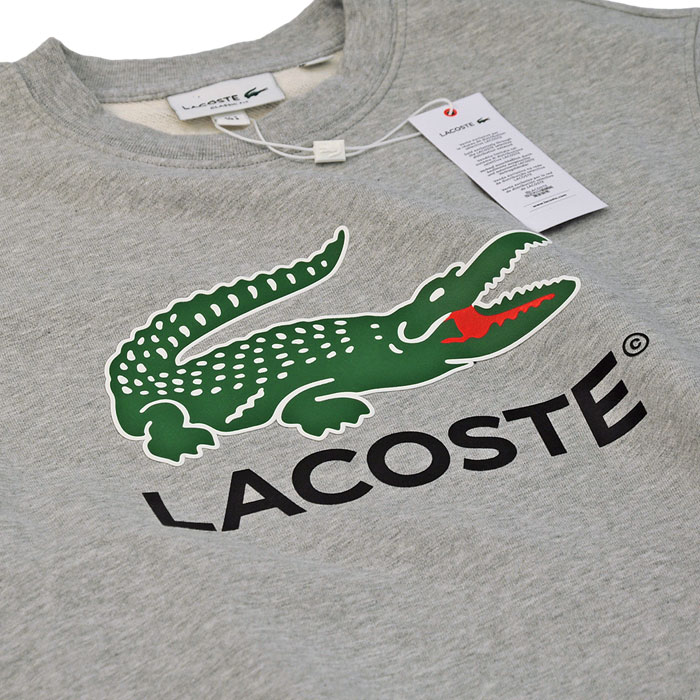 LACOSTE Lacoste ラコステ ビッグラコ プリント トレーナー
