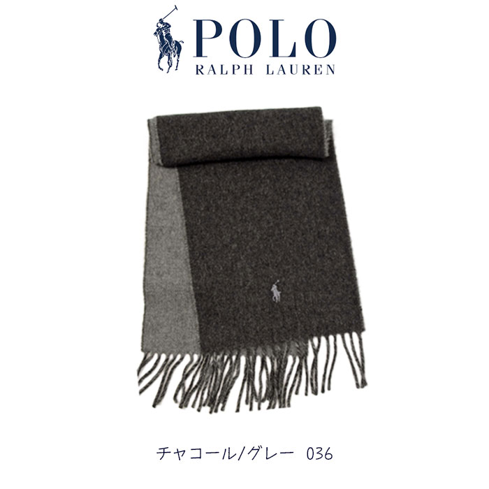 POLO Ralph Lauren ラルフローレン マフラー イタリア製 クラシック