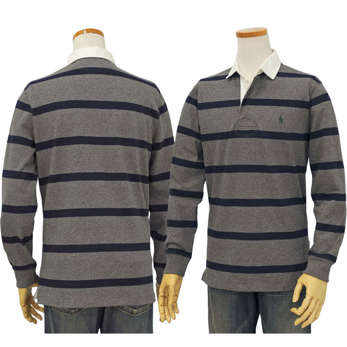 POLO Ralph Laure ラルフローレン メンズ ボーダーラガーシャツ CLASSIC FIT 2021 秋 送料無料 #710850232