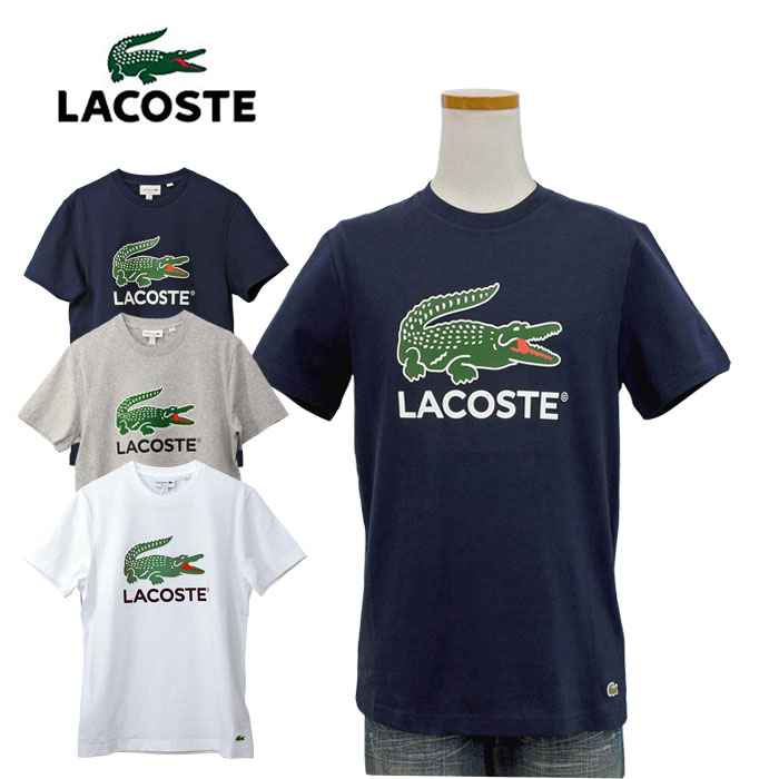 送料込★LACOSTE★半袖Tシャツ TH1415 Tシャツ LACOSTE Lacoste ラコステ メンズ ビッグラコステ 半袖 Tシャツ