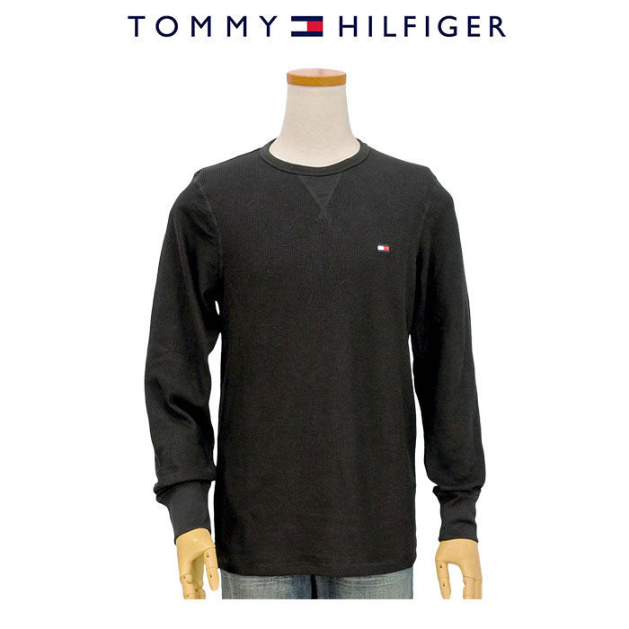 Tommy Hilfiger トミーヒルフィガー メンズ サーマル ポイント長袖Tシャツ XL XXLL 3L 大きいサイズ  #09t3585｜cheap-tock
