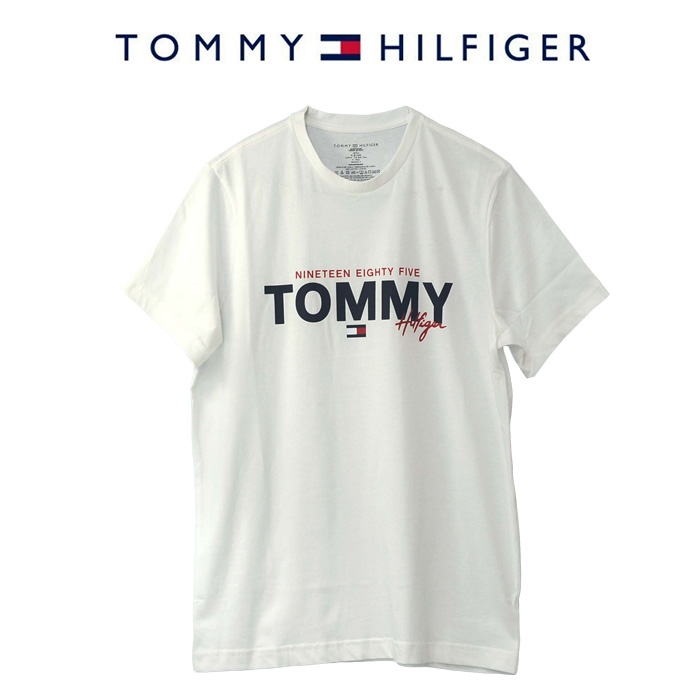 Tommy Hilfiger トミーヒルフィガー ロゴプリント 半袖Tシャツ メンズ 大きいサイズ ギフト 半T ネコポス　#09t3954｜cheap-tock｜02