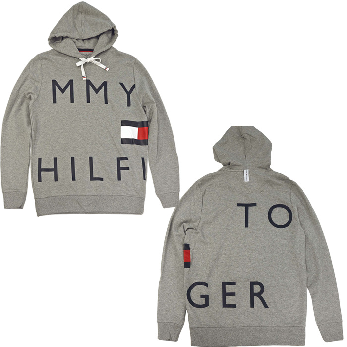 Tommy Hilfiger トミーヒルフィガー メンズ 長袖 パーカー ビッグロゴ フード ギフト #09t4033