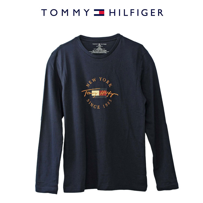 Tommy Hilfiger トミーヒルフィガー メンズ 長袖プリントTシャツ XL XXLL 3L 大きいサイズ #tm-09t4329