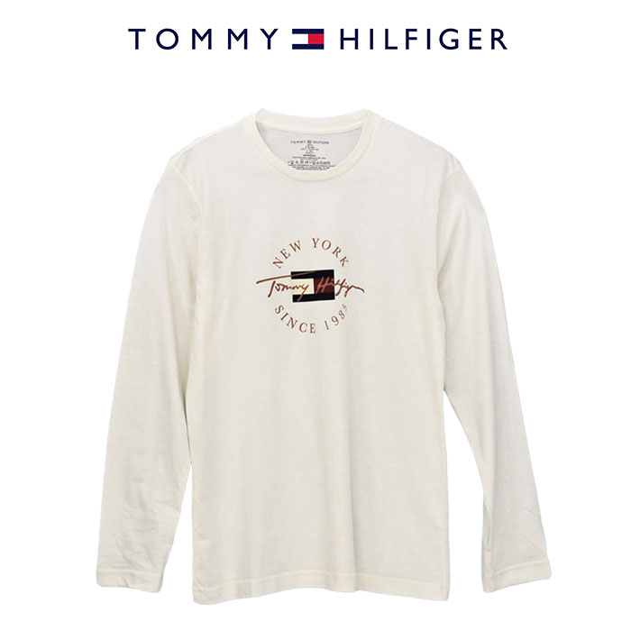 Tommy Hilfiger トミーヒルフィガー メンズ 長袖プリントTシャツ XL XXLL 3L 大きいサイズ #tm-09t4329