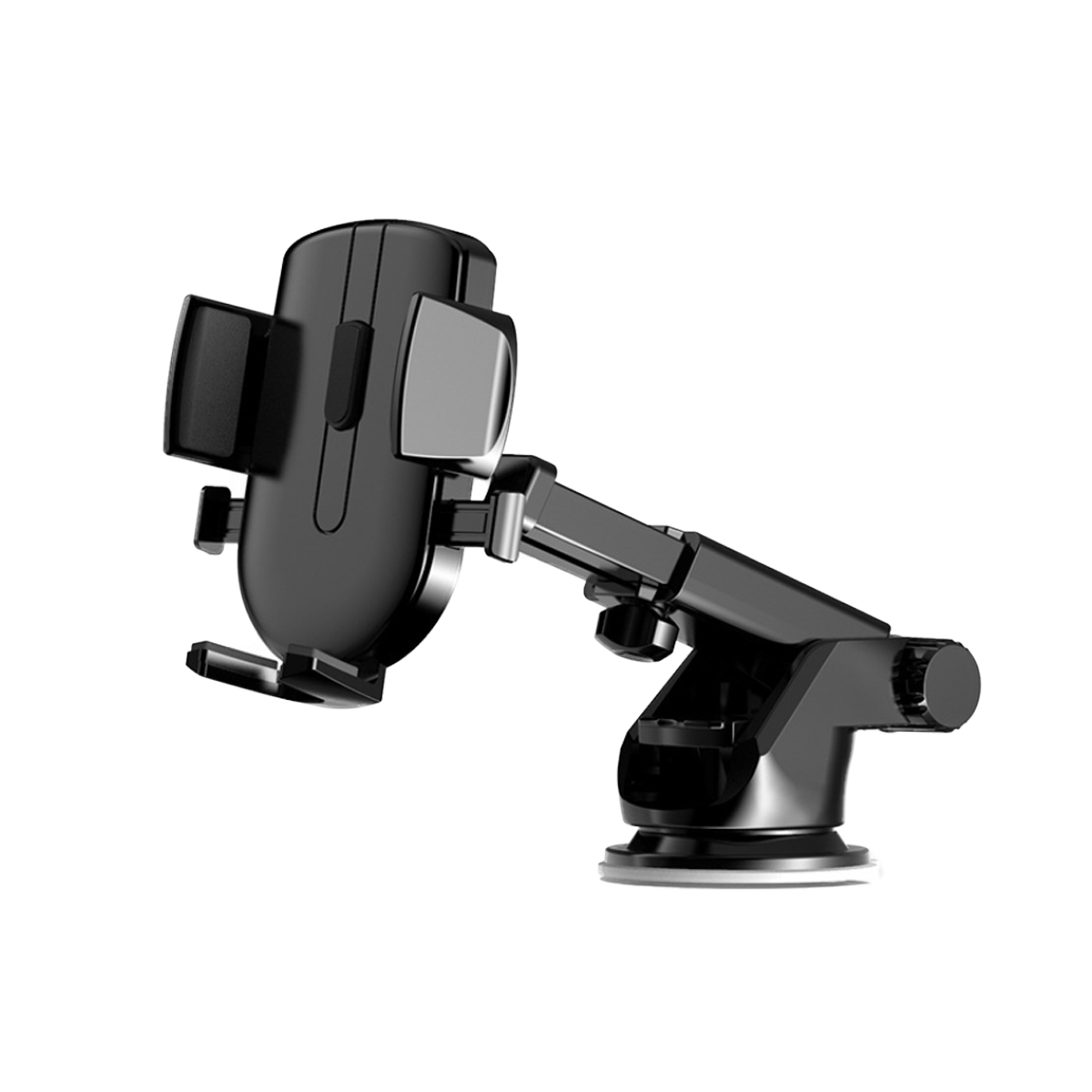 スマホホルダー 車載ホルダー スタンド 車用 吸盤 スマートフォン ワンタッチ 脱着可能 伸縮アーム iPhone Android | ブランド登録なし | 01