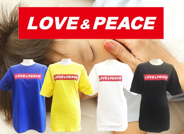 love&peace t コレクション シャツ