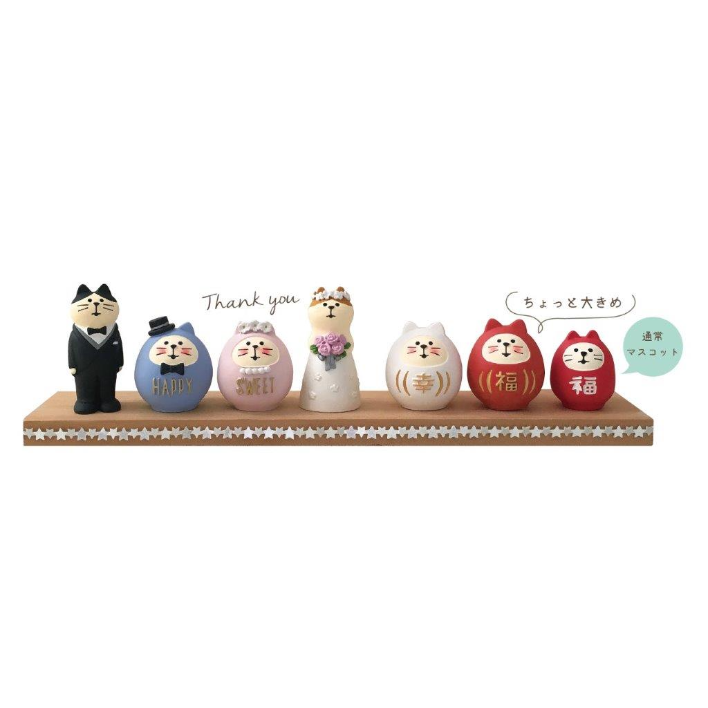 デコレ　コンコンブル　幸福だるま デコレ（DECOLE）コンコンブル しっとり壷 福猫だるま【加湿器