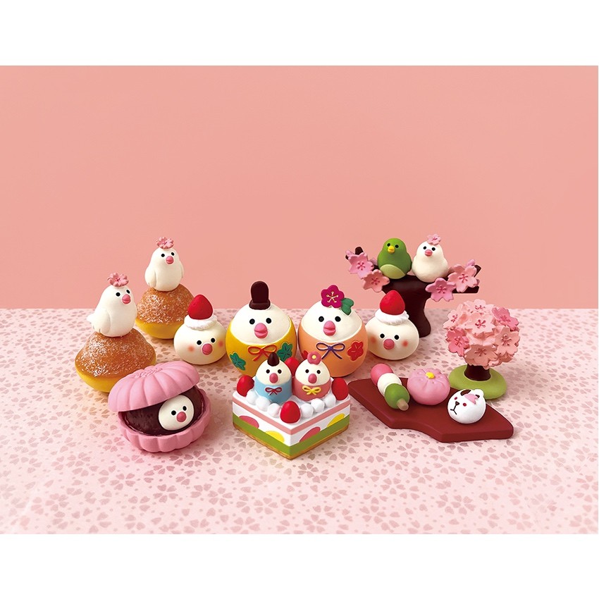 DECOLE（デコレ） ひなケーキ 文鳥雛 桜うららかひなまつり