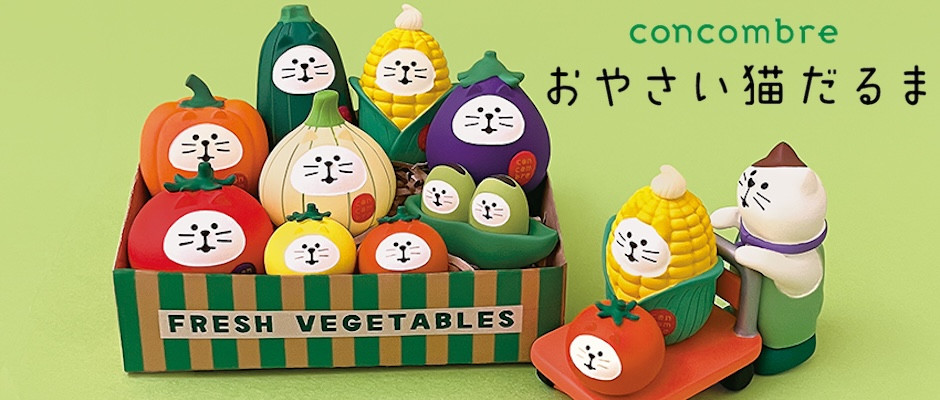 DECOLE おやさい猫だるま(とうもろこし) デコレ コンコンブル