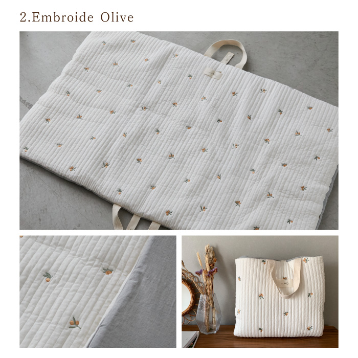 お昼寝マット | mela-B メラビー ナップマット | プレイマット ベビーマット イブルマット 保育園 韓国製 お昼寝布団 持ち運び 洗える 出産祝い 出産準備 |  | 02